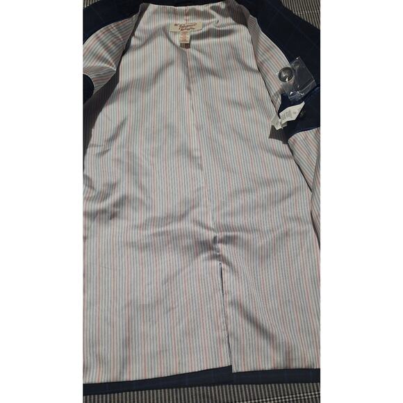 Original Penguin- dark navy & blue plaid jacket- size 42R/L- 2 button- excellent - Picture 8 of 8